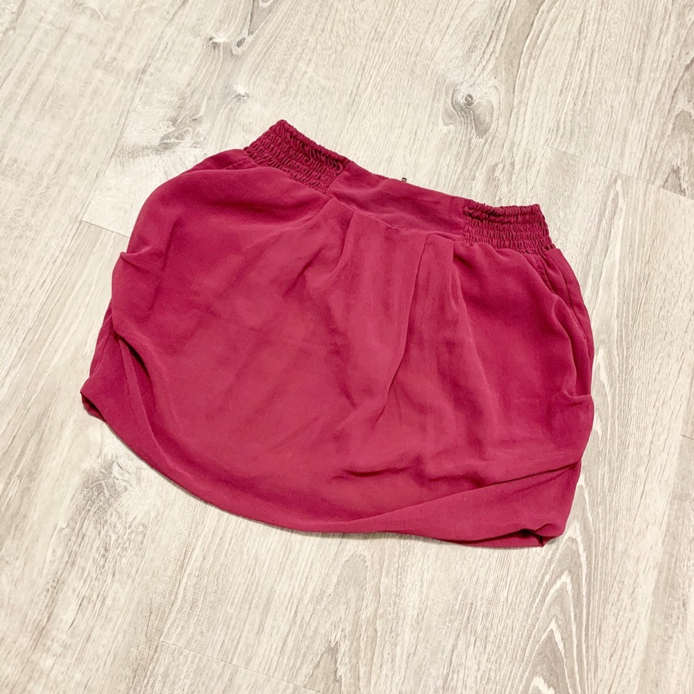 PINK MARTINI MAGENTA BUBBLE MINI SKIRT + POCKETS